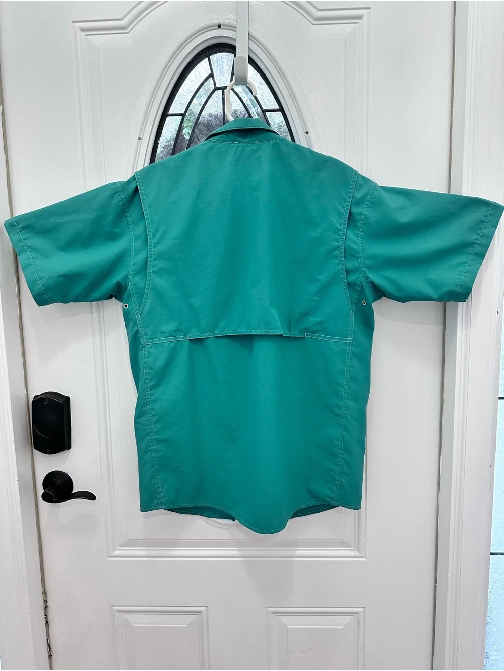 Patagonia Sol Patrol II Short-Sleeve Button-Up Shirt in Green SZ M - Picture 4 of 6